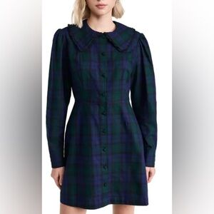 NWOT Hill House 
The Hazel Dress - Blackwatch Tartan